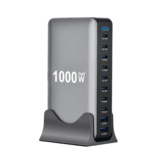 *מטען שולחני 1000W עם 10 יציאות – טכנולוגיית GaN מתקדמת!* ⚡