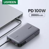 *🔋 UGREEN פאוור בנק 100W 20000mAh – הפתרון המושלם למשרד ולנסיעות*