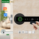 **🔐 מנעול חכם RAYKUBE M5 – פתיחה ב-5 דרכים! טביעת אצבע/סיסמה/כרטיס/מפתח/אפליקציה**