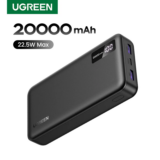*🔋 UGREEN פאוור בנק 20000mAh – טעינה מהירה 30W*