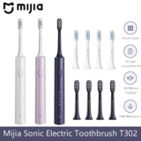 *🦷 מברשת שיניים חשמלית Mijia Sonic T302 – 4 ראשים + טעינה אלחוטית*