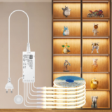 *💡 תאורת LED חכמה למטבח ולארונות – עם חיישן מגע ועמעום!*