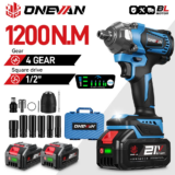 **מפתח אימפקט חשמלי אלחוטי – 1200N.M כוח מקצועי!** 🔧⚡