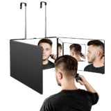 *מראה איפור מתקפלת נסיעות 360° עם וו טלסקופי מתכוונן* 🪞✨