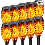 *🔥 פנסי לפיד סולאריים עם אפקט להבה מרהיב*