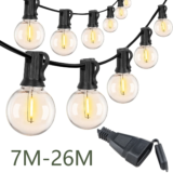 *💡 שרשרת נורות LED עם 25 נורות בסגנון רטרו לחצר ולאירועים*
