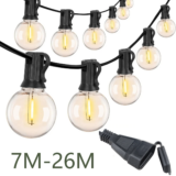 *💡 שרשרת נורות LED עם 25 נורות בסגנון רטרו לחצר ולאירועים*
