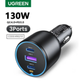 *מטען רכב UGREEN 130W – מטען חכם לכל המכשירים שלכם!* 🚗⚡