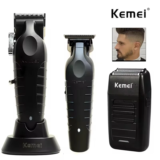 *מכונת תספורת מקצועית Kemei – תספורת ביתית ברמת מספרה!* ✂️💈