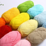 *🧶 סט חוטי סריגה מקצועיים – כותנה רכה 40-50 גרם*