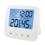 *מד טמפרטורה ולחות דיגיטלי LCD עם תאורה אחורית* 🌡️💧