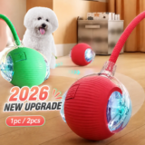 *🐕 כדור אינטראקטיבי חכם לכלבים – מתגלגל אוטומטית ונטען!*