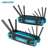 *סט מפתחות אלן מתקפל 8 ב-1 LIBRATON* 🔧