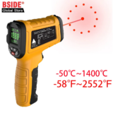 *מד חום אינפרא אדום דיגיטלי ללא מגע BSIDE | -50°C עד 1400°C* 🌡️🔥