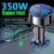 *מטען רכב מהיר 350W – 4 יציאות USB-C ו-USB* ⚡🚗