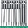 *סט 11 ביטים מגנטיים למברג – Torx ו-Flat עם הגנת חבלה* 🔧