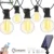 **גирלנדת תאורה סולארית LED G40 – אווירה קסומה לגינה ולמרפסת!** 💡🌟
