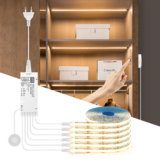 *💡 תאורת LED חכמה לארונות ומדפים – עם חיישן תנועה!*