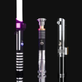 *חרב לייזר RGB מטאלית לוק – אפקט תאורה מטורף!* ⚔️✨