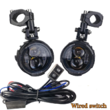 *💡 זוג פנסי LED עוצמתיים לאופנוע 100W – תאורת עזר מקצועית*